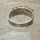Zuni ring size 7.5 Turquoise Petite point band sterling silver women