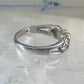 Black Hills Gold ring heart love band Valentine leaves size 6.50 sterling silver women