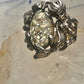 Mermaid ring abalone fish ocean size 5 sterling silver women