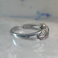 Black Hills Gold ring heart love band Valentine leaves size 6.50 sterling silver women