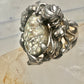 Mermaid ring abalone fish ocean size 5 sterling silver women