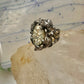 Mermaid ring abalone fish ocean size 5 sterling silver women