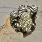 Mermaid ring abalone fish ocean size 5 sterling silver women