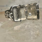 Poison ring CZ square size 6.75 modern sterling silver women