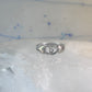 Black Hills Gold ring heart love band Valentine leaves size 6.75 sterling silver women