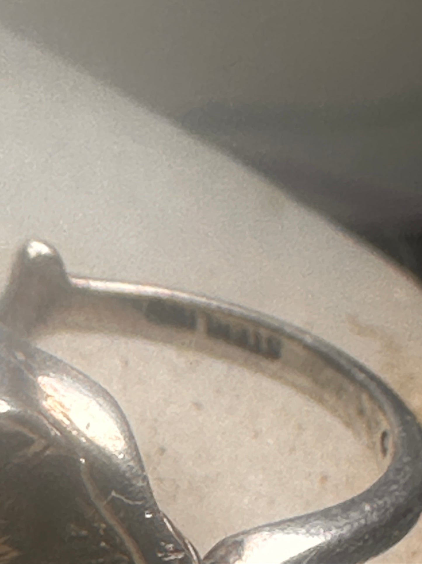 Cat ring playing with yarn ball Kabana size 5 sterling silver girls women pinky