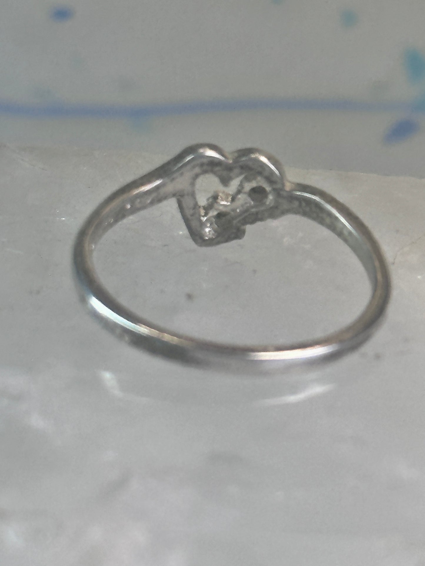 Black Hills Gold ring heart love band Valentine leaves size 5.75 sterling silver women