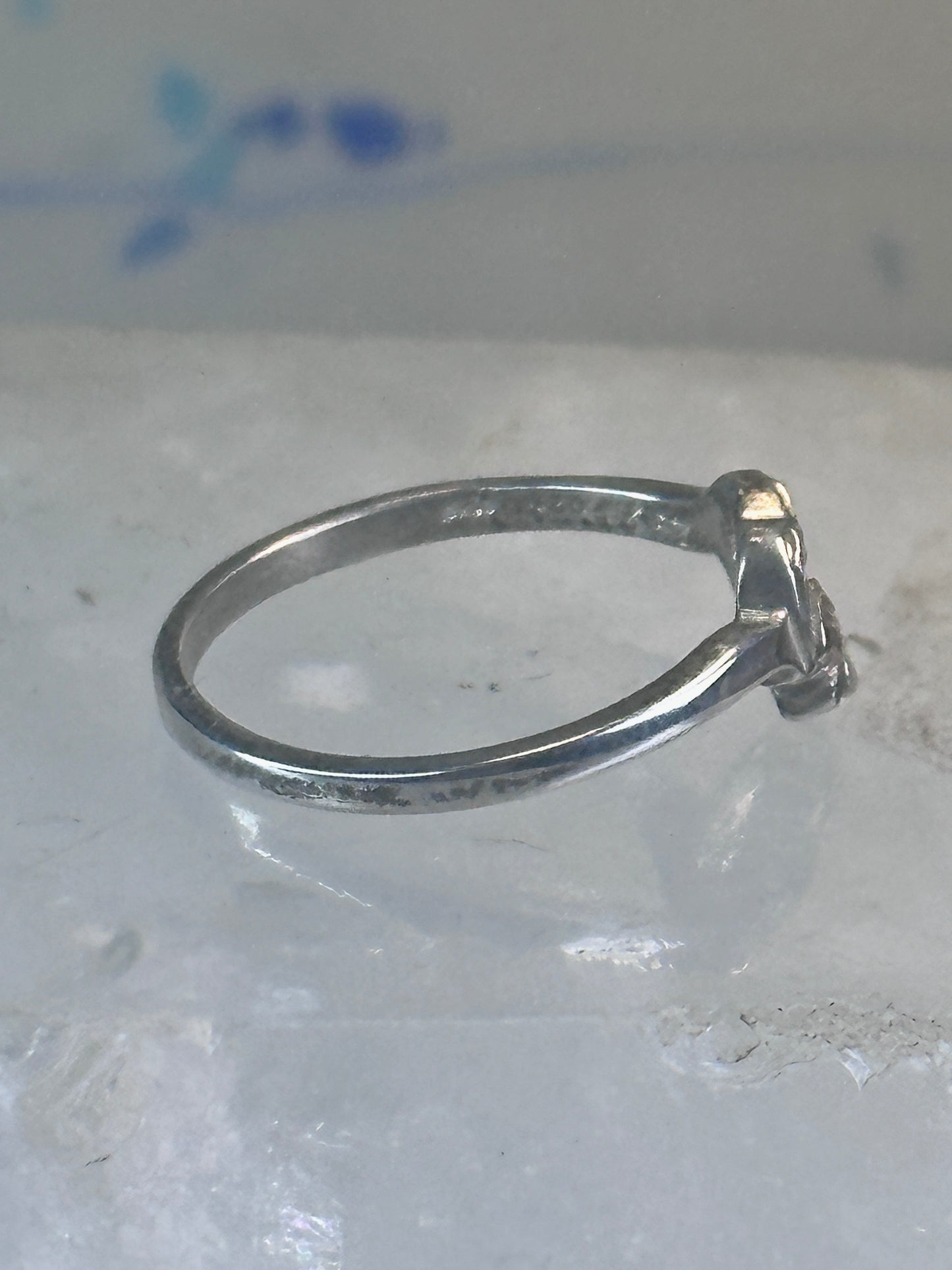 Black Hills Gold ring heart love band Valentine leaves size 5.75 sterling silver women