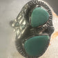 Navajo snake ring turquoise size 5.75 sterling silver girls women pinky