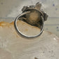 Turtle ring southwest turquoise coral chips size 5 sterling silver women girls