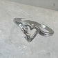 Black Hills Gold ring heart love band Valentine leaves size 5.75 sterling silver women