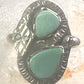 Navajo snake ring turquoise size 5.75 sterling silver girls women pinky