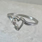 Black Hills Gold ring heart love band Valentine leaves size 5.75 sterling silver women