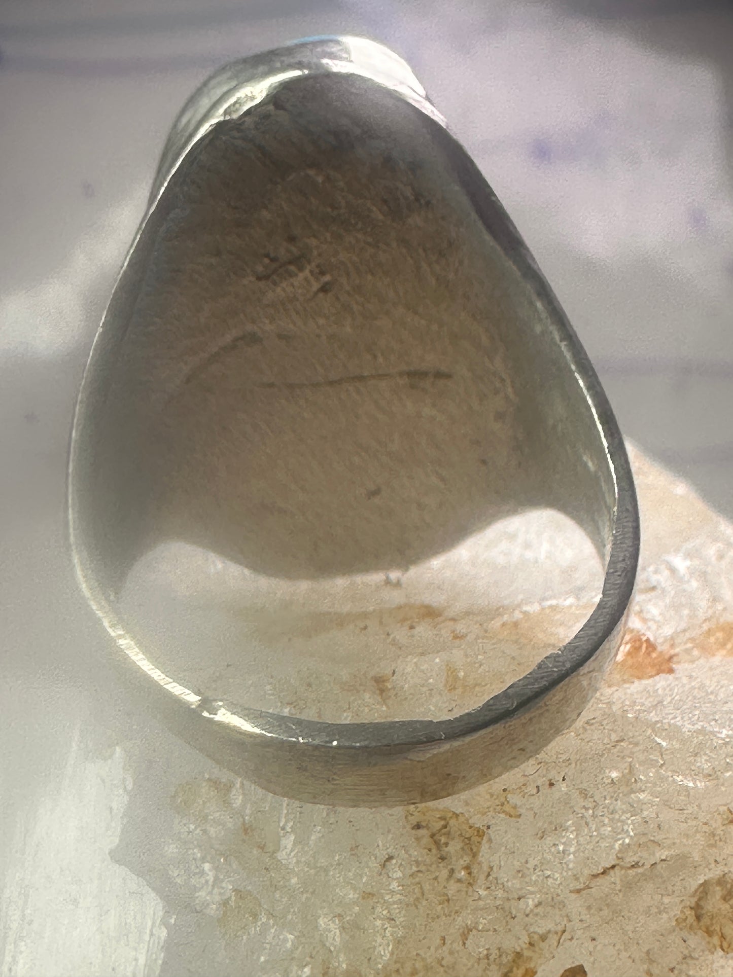 Navajo turquoise ring size 11.25 sterling silver girls women men