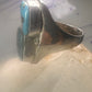 Navajo turquoise ring size 11.25 sterling silver girls women men