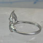 Black Hills Gold ring leaves Dolphin band floral size 6.75 sterling silver women