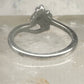 Black Hills Gold ring leaves band size 7.25 sterling silver women girls