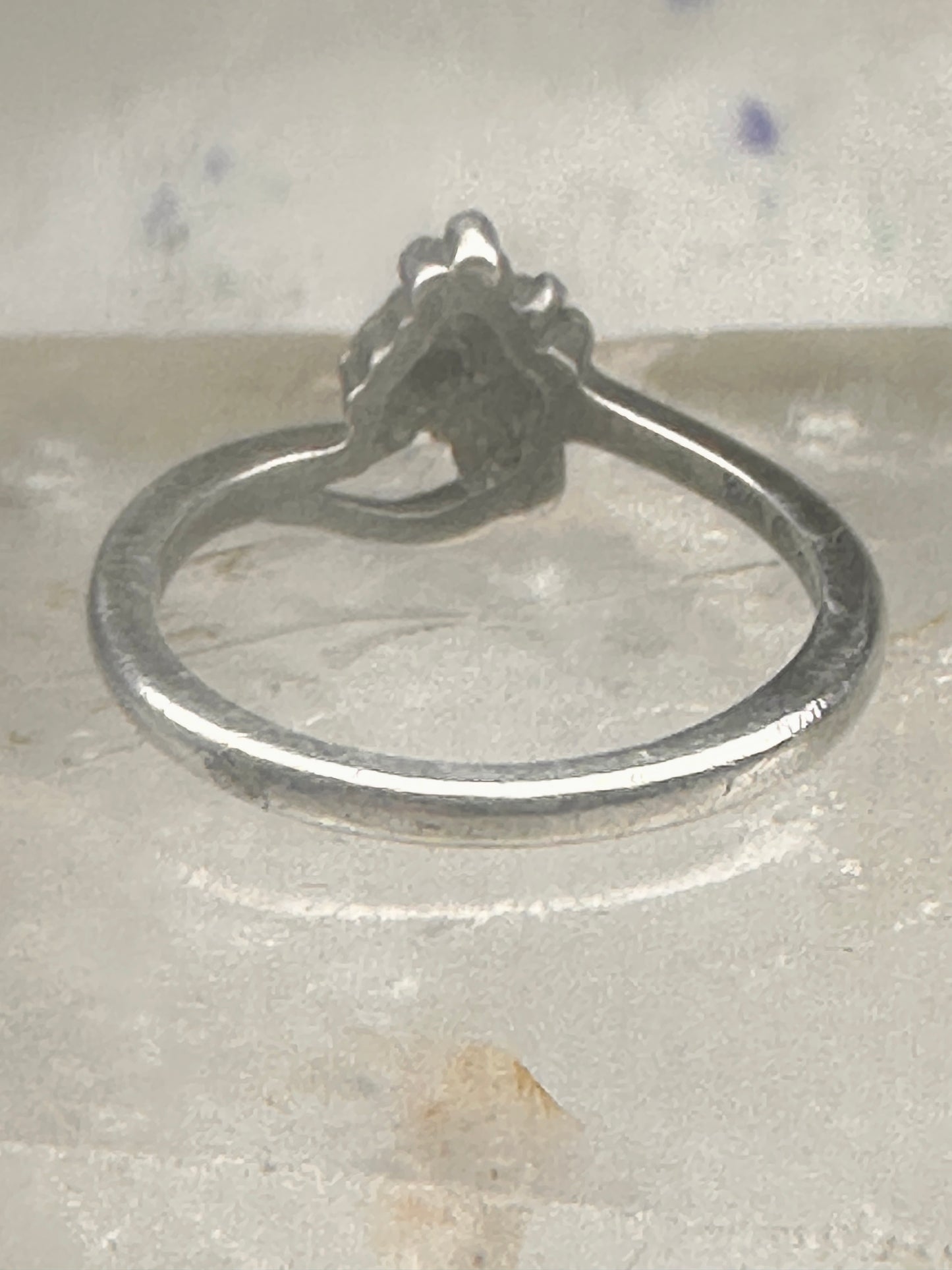 Black Hills Gold ring leaves band size 7.25 sterling silver women girls
