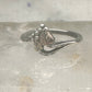 Black Hills Gold ring leaves band size 7.25 sterling silver women girls
