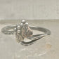 Black Hills Gold ring leaves band size 7.25 sterling silver women girls