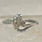Black Hills Gold ring leaves band size 7.25 sterling silver women girls