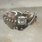 Black Hills Gold ring leaves CZ band size 5.75 sterling silver women girls