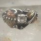 Black Hills Gold ring leaves CZ band size 5.75 sterling silver women girls
