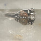 Black Hills Gold ring leaves CZ band size 5.75 sterling silver women girls