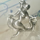 Naked lady ring size 8 waves ocean Mexico sterling silver women