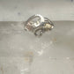 Black Hills Gold ring leaves band size 5.75 sterling silver women girls