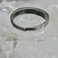 Turquoise ring southwest stacker slender band size 5.25 pinky sterling silver women AS IS