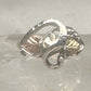 Black Hills Gold ring leaves band size 5.75 sterling silver women girls