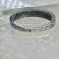 Turquoise ring southwest stacker slender band size 5.25 pinky sterling silver women AS IS