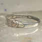 Black Hills Gold ring slender leaves wedding band size 5 sterling silver women girls