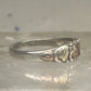 Black Hills Gold ring slender leaves wedding band size 5 sterling silver women girls