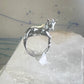 Horse ring animal band size 5 cowgirl sterling silver women