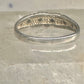 Black Hills Gold ring slender leaves wedding band size 5 sterling silver women girls