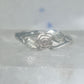 Black Hills Gold ring Rose Flower Leaves wedding band size 5.5 sterling silver women girls