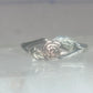 Black Hills Gold ring Rose Flower Leaves wedding band size 5.5 sterling silver women girls