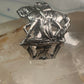 Lady Godiva Spoon Ring on a Horse sterling silver band size 7 sterling silver