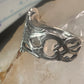 Lady Godiva Spoon Ring on a Horse sterling silver band size 7 sterling silver