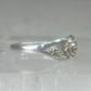 Black Hills Gold ring Rose Flower Leaves wedding band size 5.5 sterling silver women girls