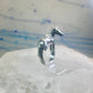 Horse ring animal band size 5 cowgirl sterling silver women