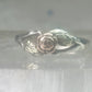 Black Hills Gold ring Rose Flower Leaves wedding band size 5.5 sterling silver women girls