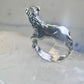 Horse ring animal band size 5 cowgirl sterling silver women