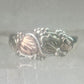 Black Hills Gold ring wedding band size 11.50 sterling silver women men AS IS CUT BAND