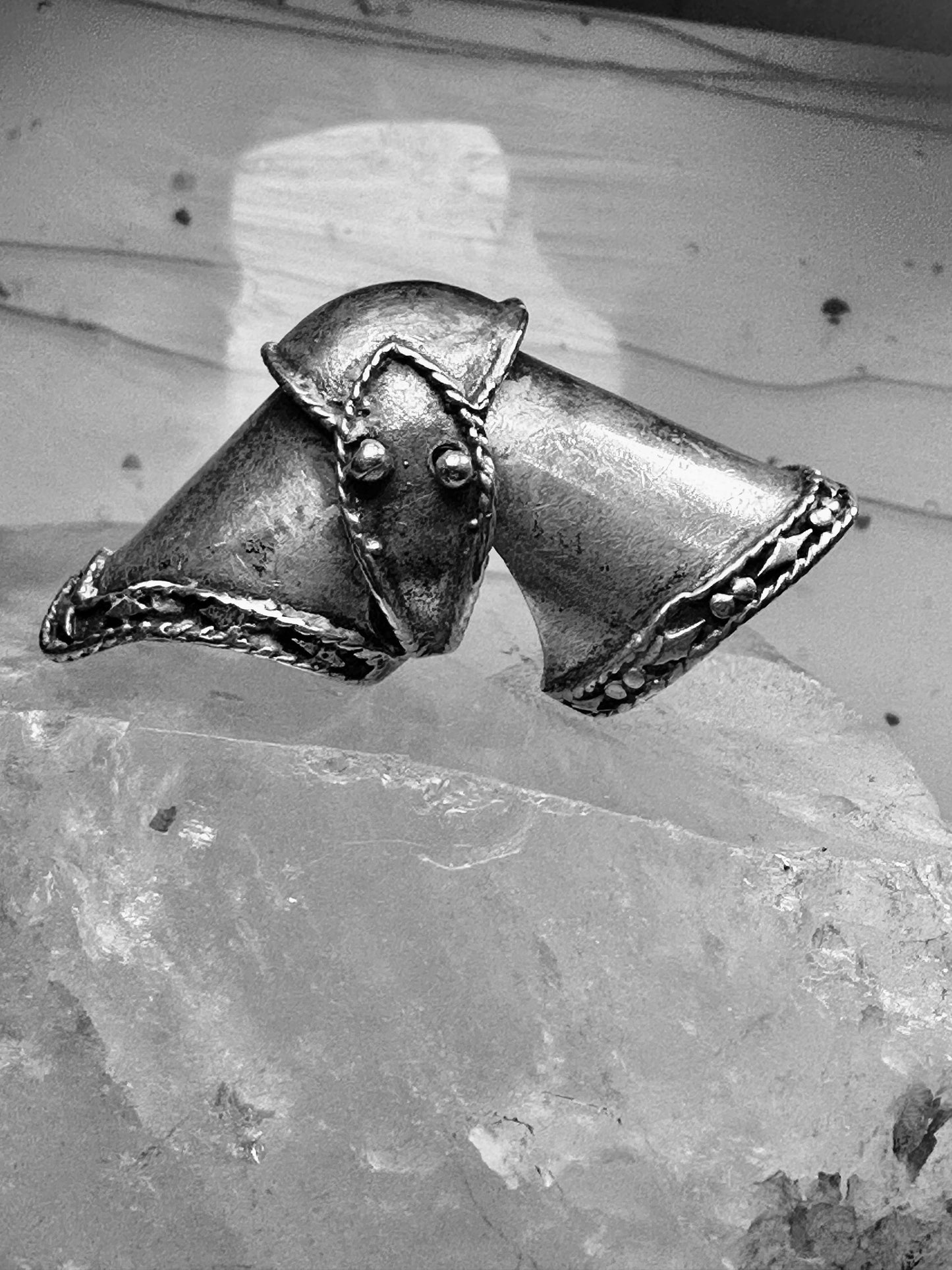Armour ring size  8.25 Renaissance Festivals  sterling silver women men