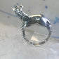 Horse ring animal band size 5 cowgirl sterling silver women