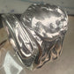Spoon ring Arum Calla Lily band sterling silver size 8 sterling silver