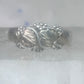 Black Hills Gold ring wedding band size 11.50 sterling silver women men AS IS CUT BAND